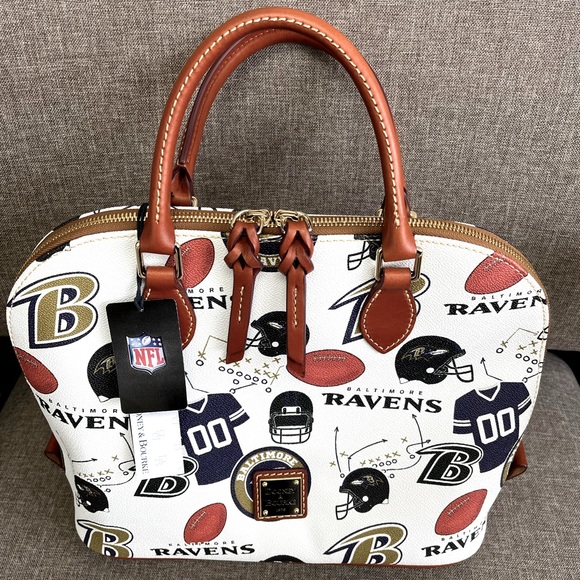Dooney & Bourke Bags Brand New Dooney And Burke Nfl Ravens Satchel Tags Attached Crossbody